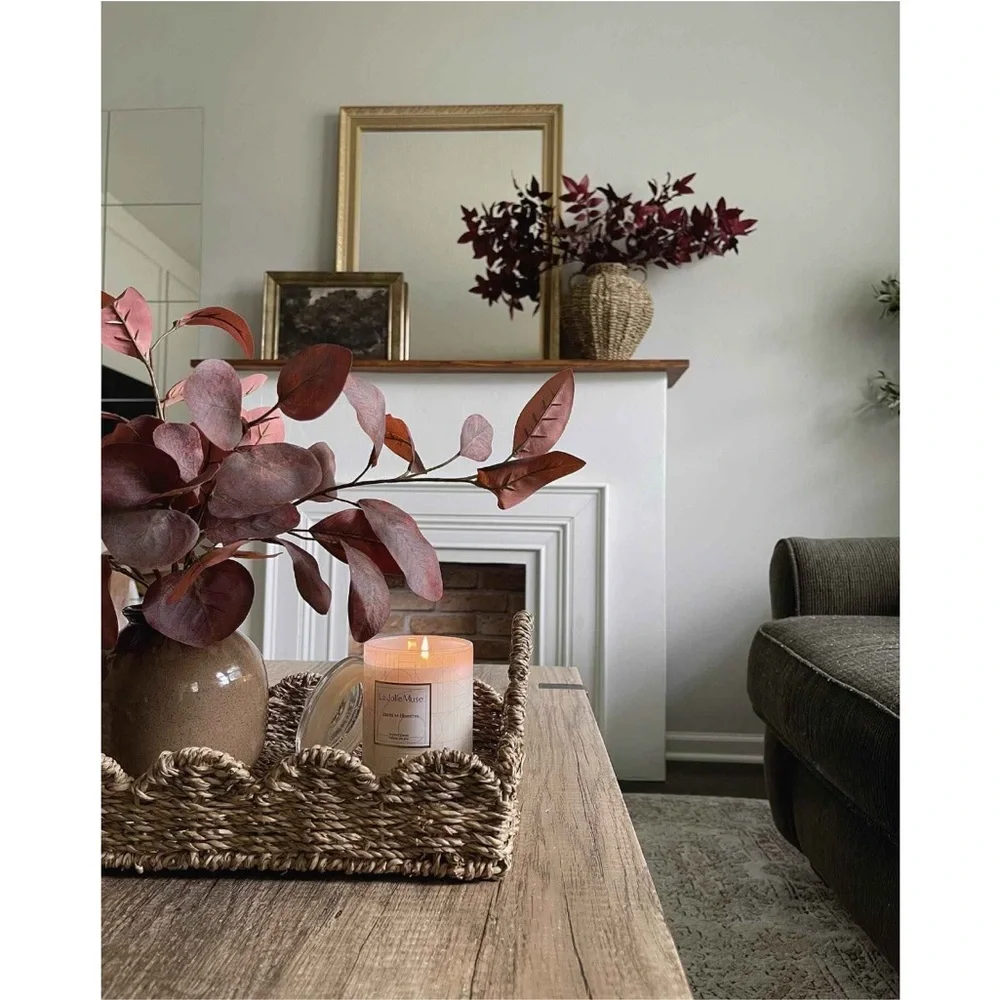 Hearth & Hand Magnolia Rusted Silver Dollar Eucalyptus Fall Arrangement